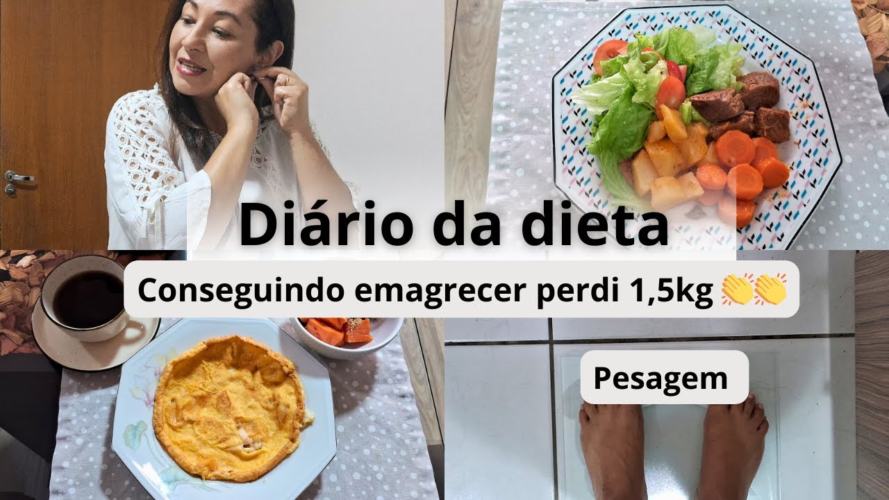 Diário da dieta |Reeducação Alimentar para emagrecer