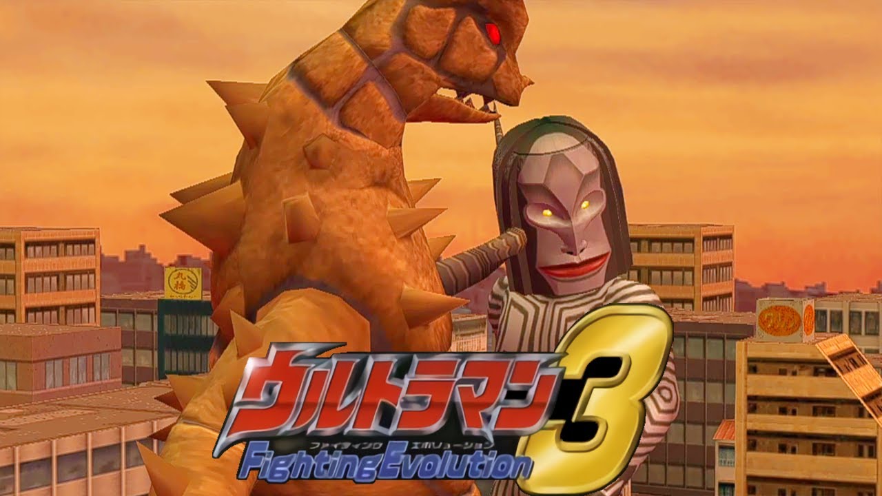 [PS2] Ultraman Fighting Evolution 3 - Dada vs Showa Kaiju VI (1080p 60FPS)
