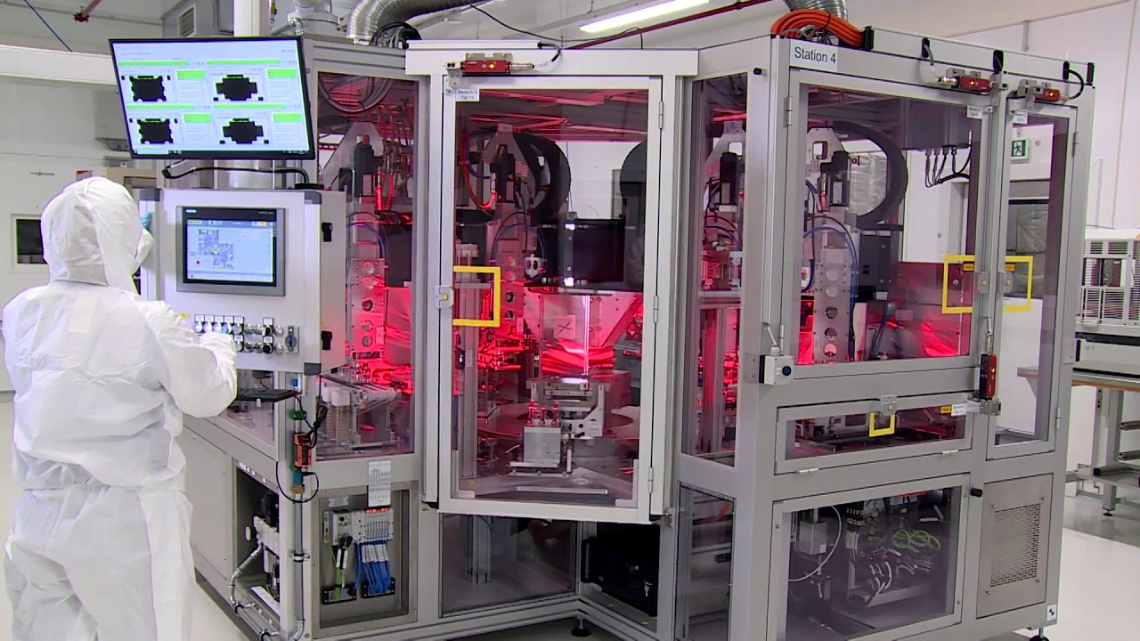 Battery cell production at Volkswagen Salzgitter, production step &ldquo;cell construction&rdquo; part 1