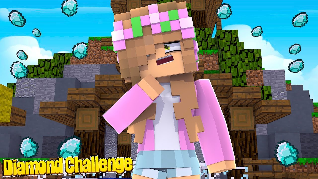 100 DIAMONDS CHALLENGE! | Minecraft Little Kelly