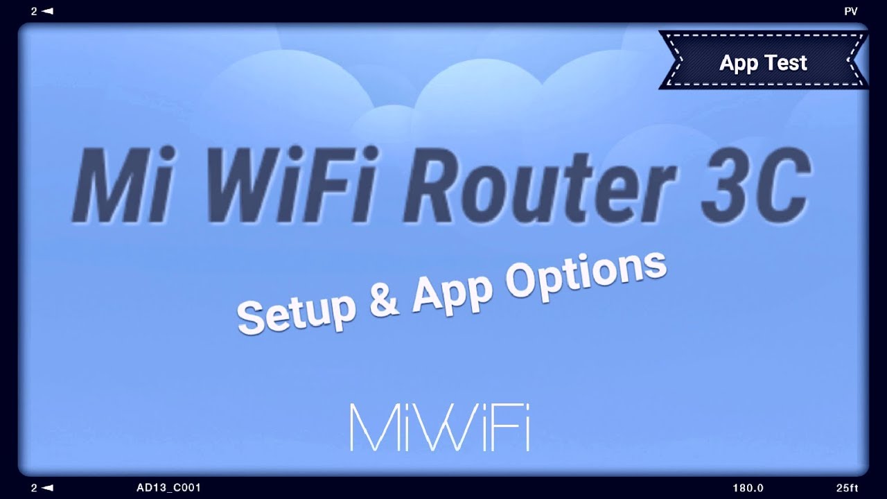 MiWiFi Router 3C (Setup & App Options)