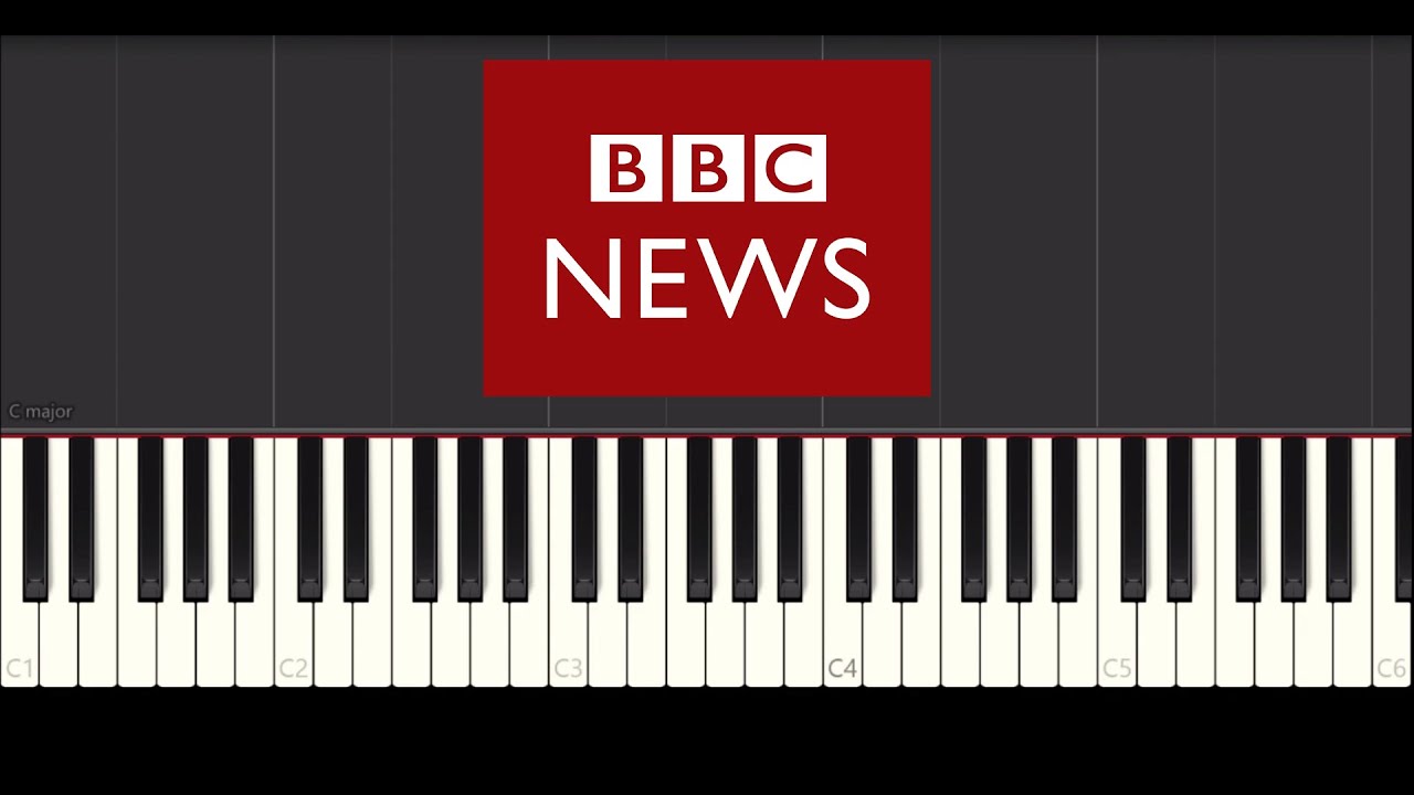 آهنگ اخبار بی بی سی - BBC News Music Piano Tutorial