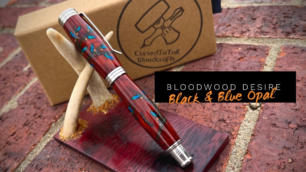 Making a Handmade Pen: Bloodwood Desire