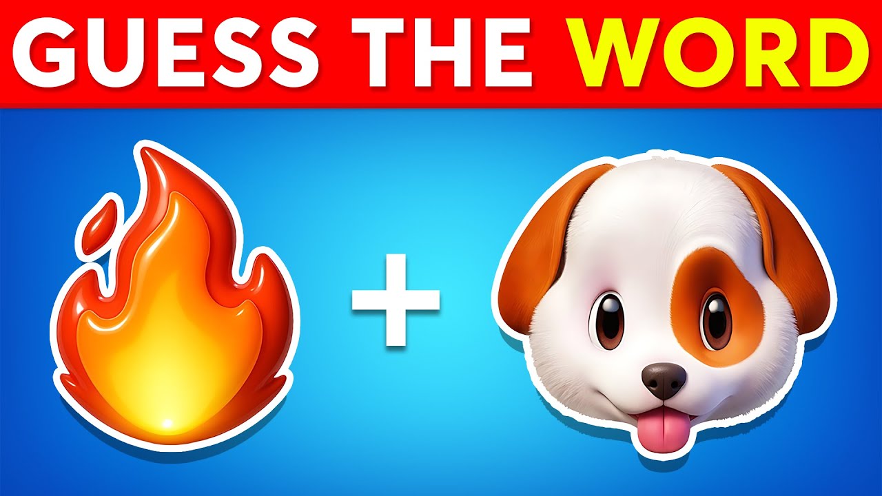 Guess The Word by Emoji? 🤔 Emoji Quiz 2026
