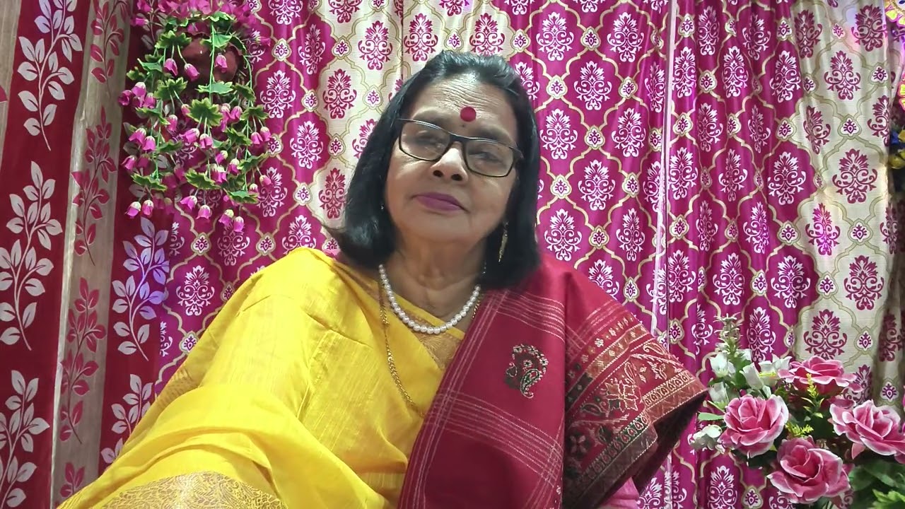 Saraswatibandana. Pijusha sinchita Samira chanchala. Song by Gouri Roy.