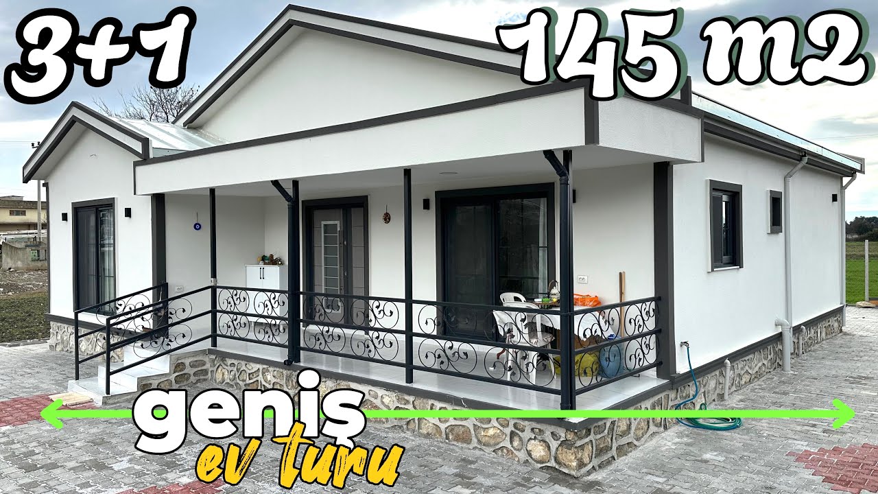 HASIR ÇELİK ve C35 BETON TEMEL! PREFABRİK EV TURU ve FİYATI (3 ODA 1 SALON)