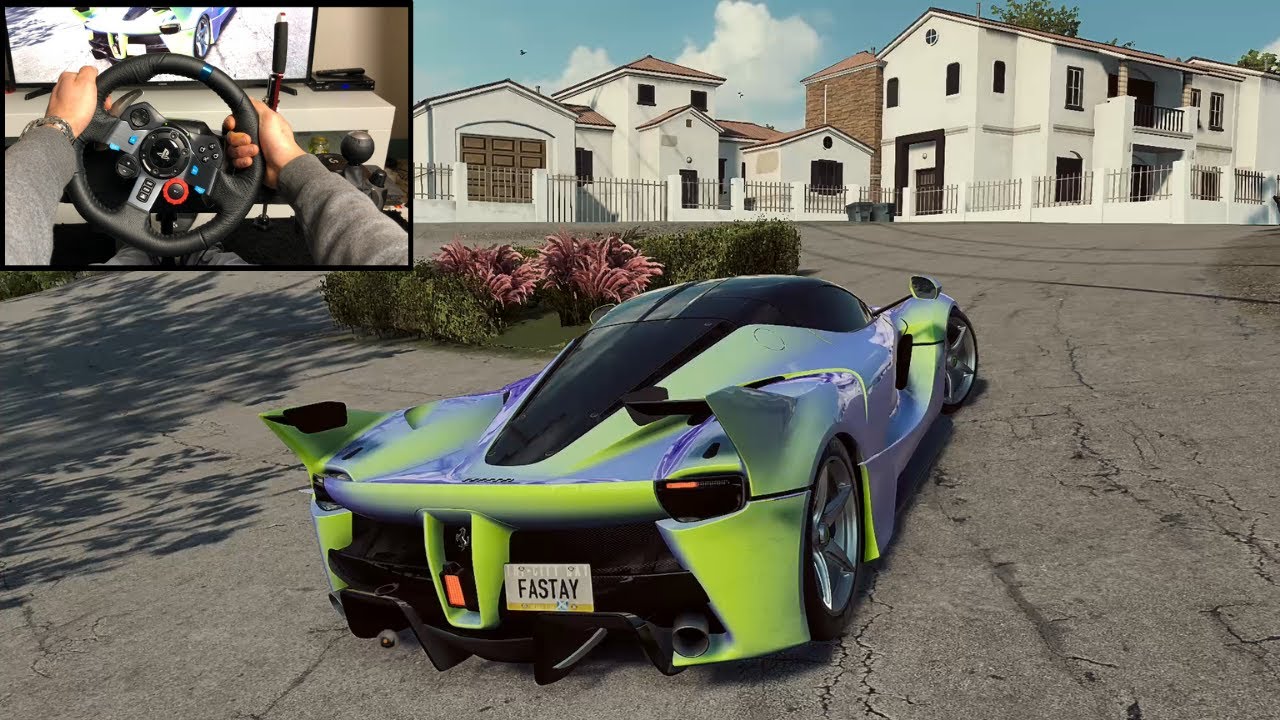 NFS HEAT FERRARI LAFERRARI - LOGITECH G29 gameplay
