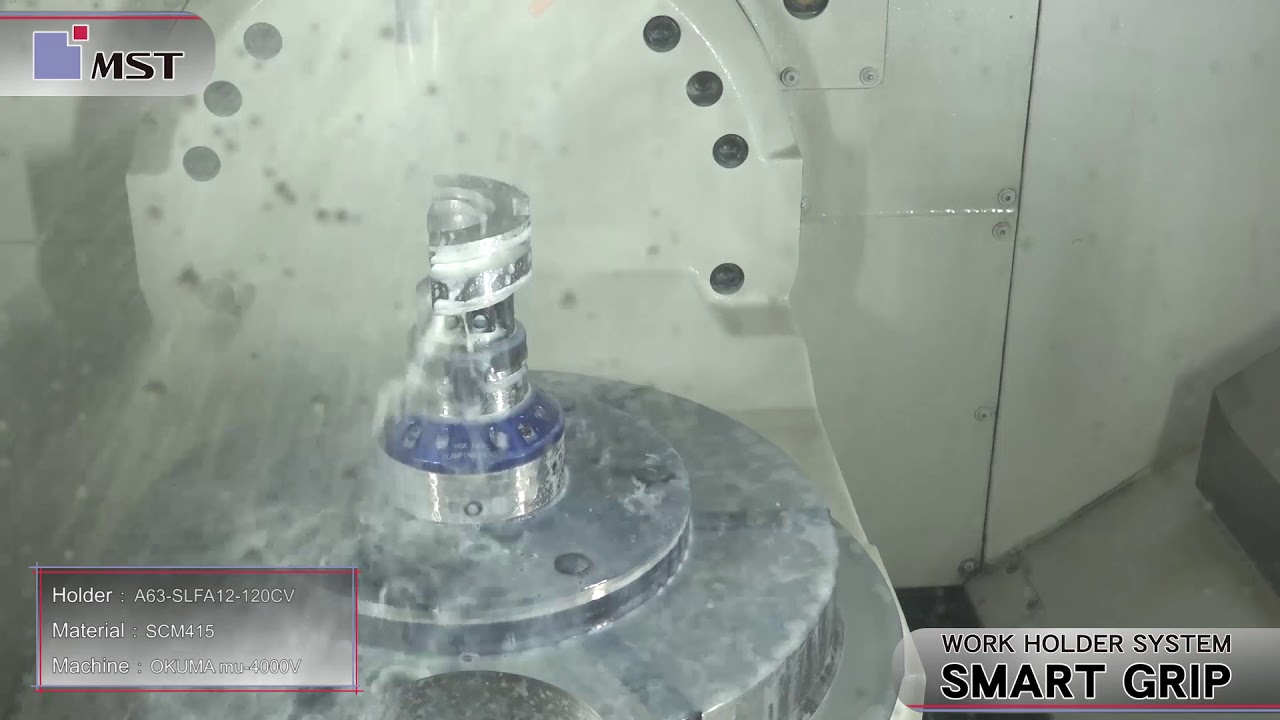 MST Smart Grip on OKUMA MU 4000V