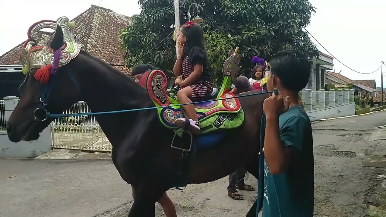 Ngabuburit bersama kuda renggong Sekar luyu dan Srinanjung 