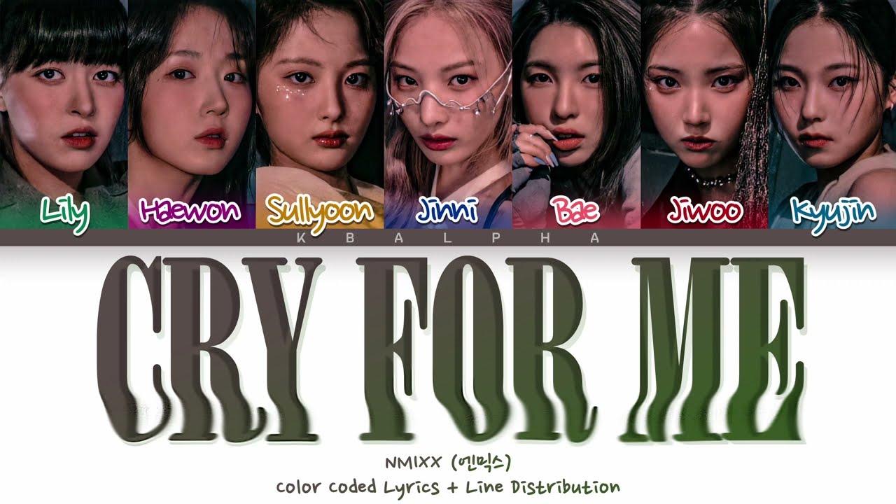 How would NMIXX(엔믹스) sing 'Cry For Me' by Twice (Color Coded Lyrics + Line Distribution)