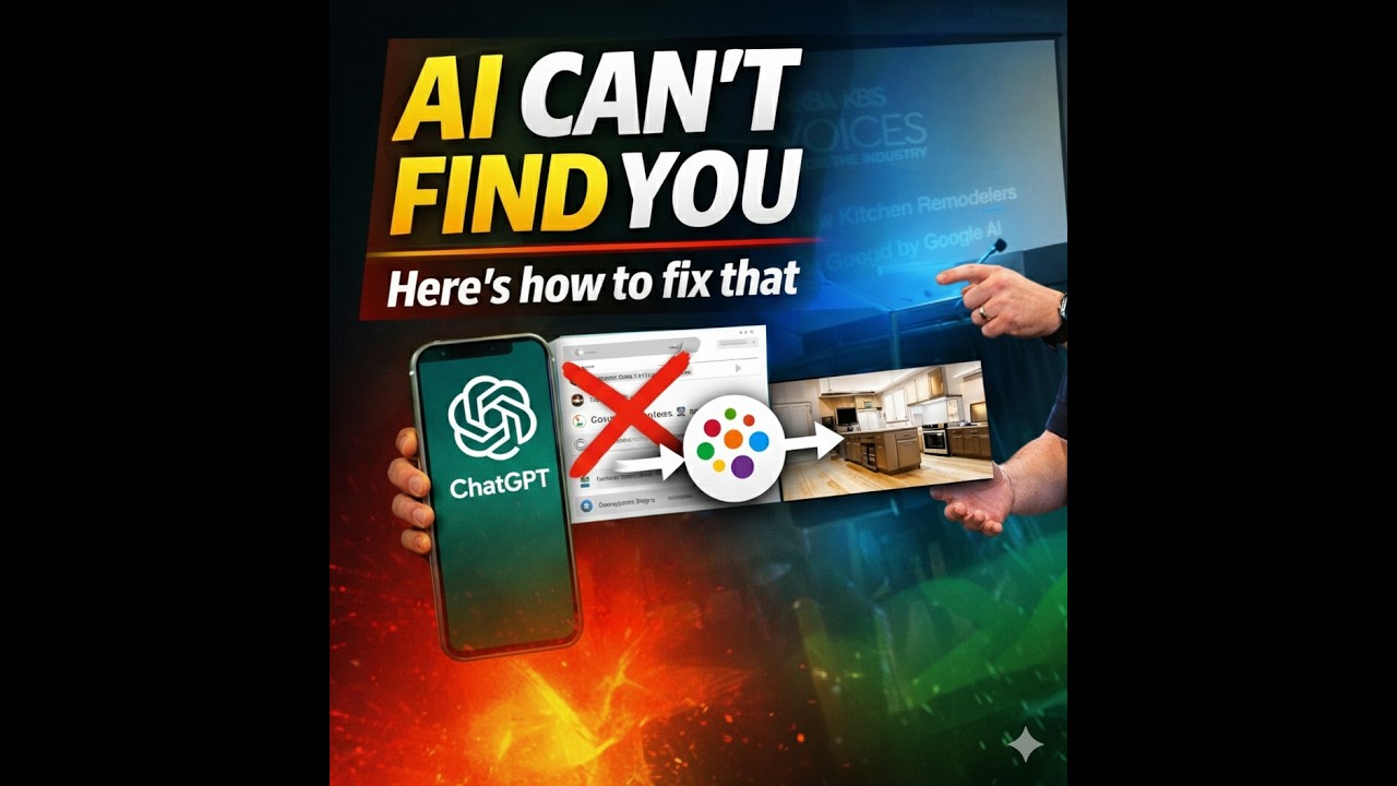 How to Get Your Kitchen Remodeling Business Found by ChatGPT & Google AI (KBIS 2026 Presentation)