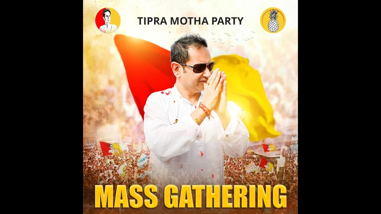 LIVE |MASS GATHERING TIPRA MOTHA THAIPLOK TWISA,SABROOM