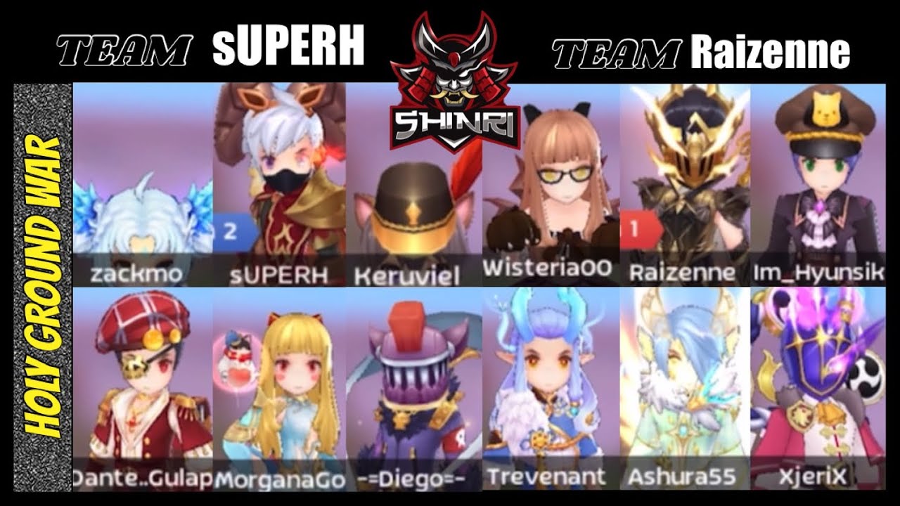 Holy Ground War (12v12) - Team sUPERH x Team Raizenne (09.04.2021)