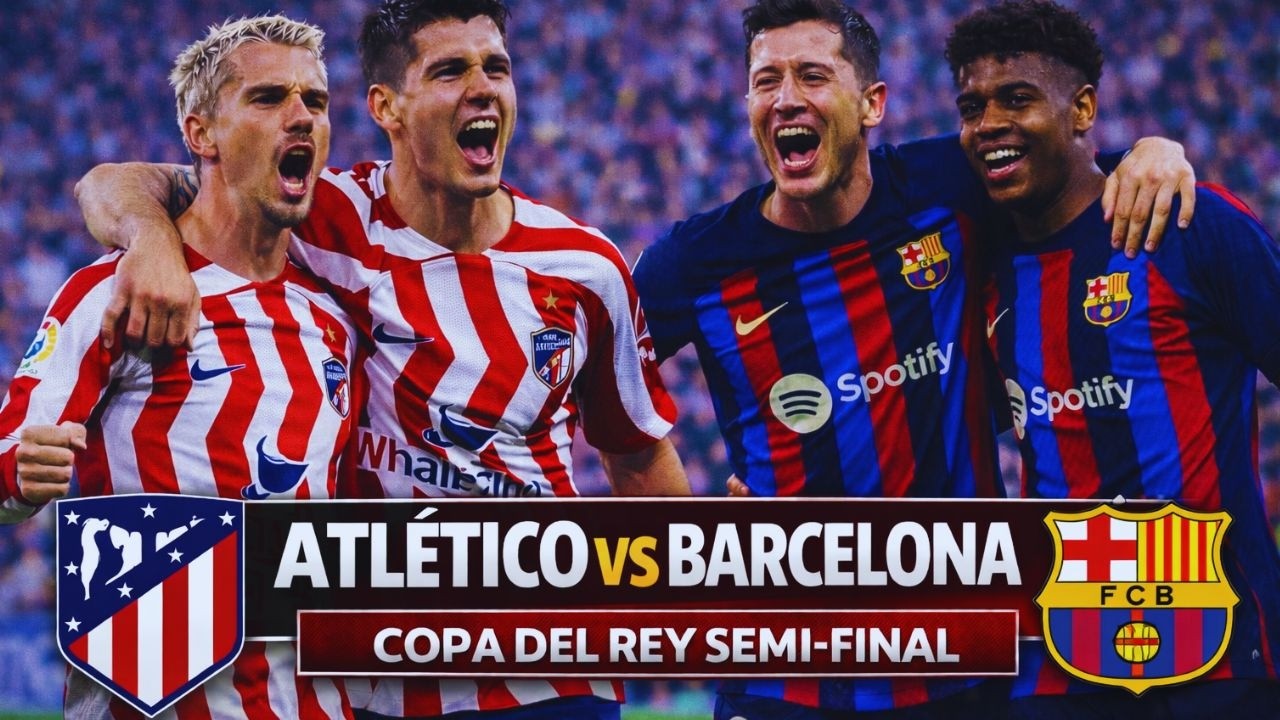 Atletico Madrid vs FC Barcelona /  Copa del Rey / Match Simulation