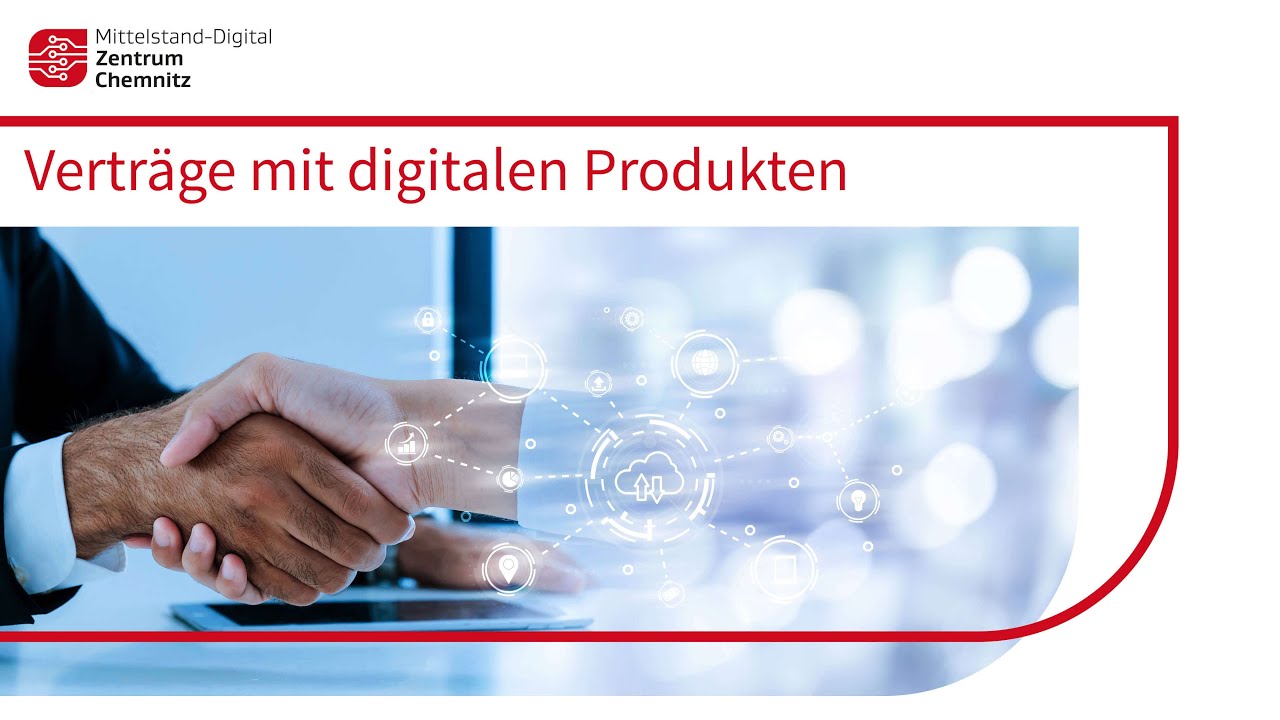 Verträge mit digitalen Produkten