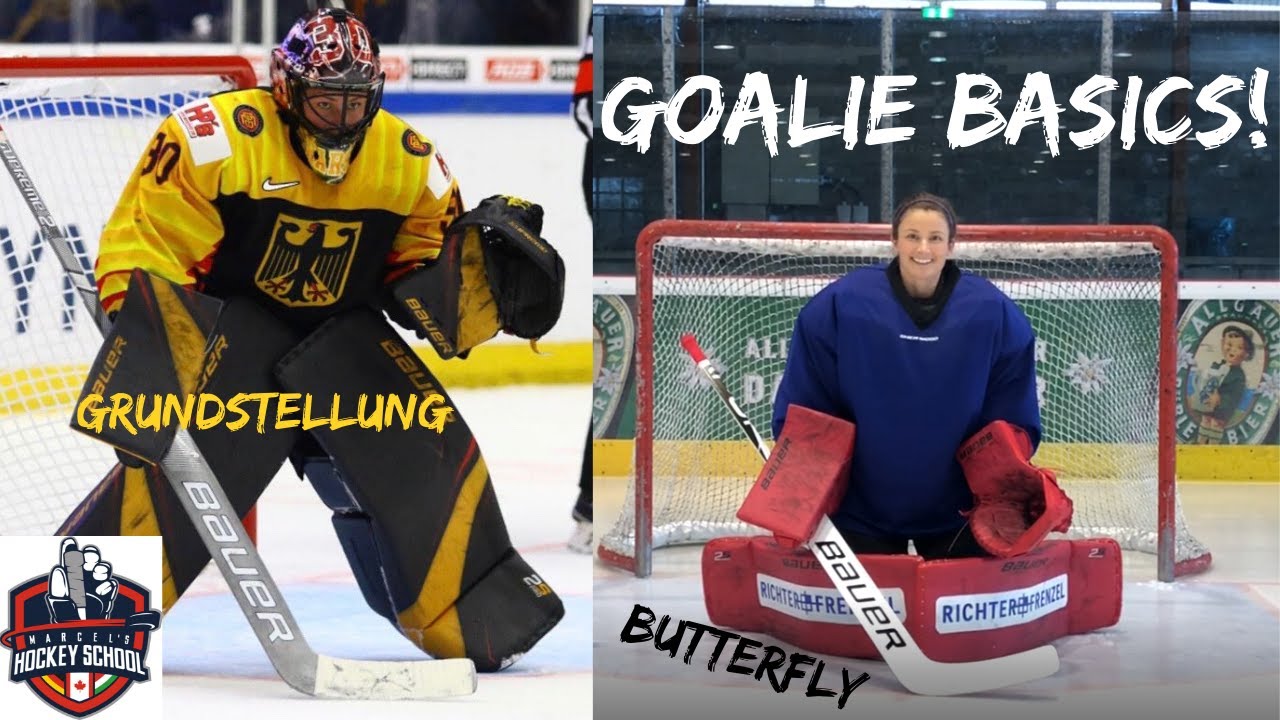 Eishockey Torwarttraining: Grundstellung und Butterfly Basics mit Jenny Harss