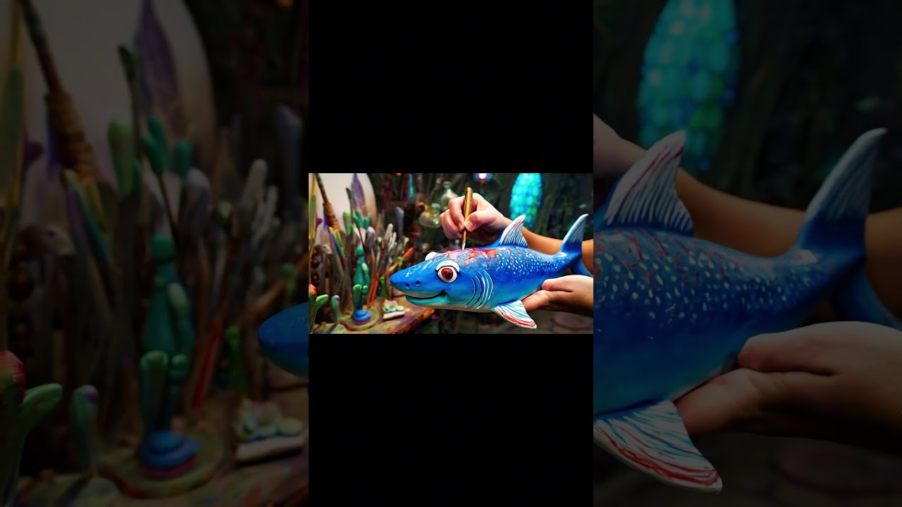 Clay Magic Make a Tralalero Shark in a Flash