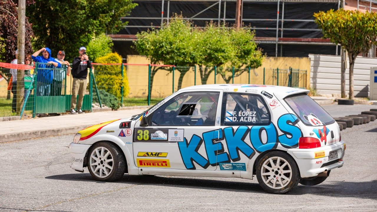 I Slalom Antas de Ulla 2024 Onboard Peugeot 106 Oficial 2