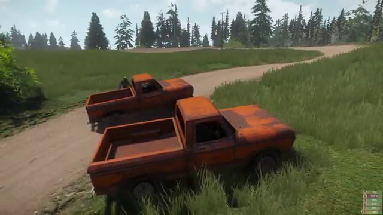 Miscreated: 1 truck vs 6 guys.