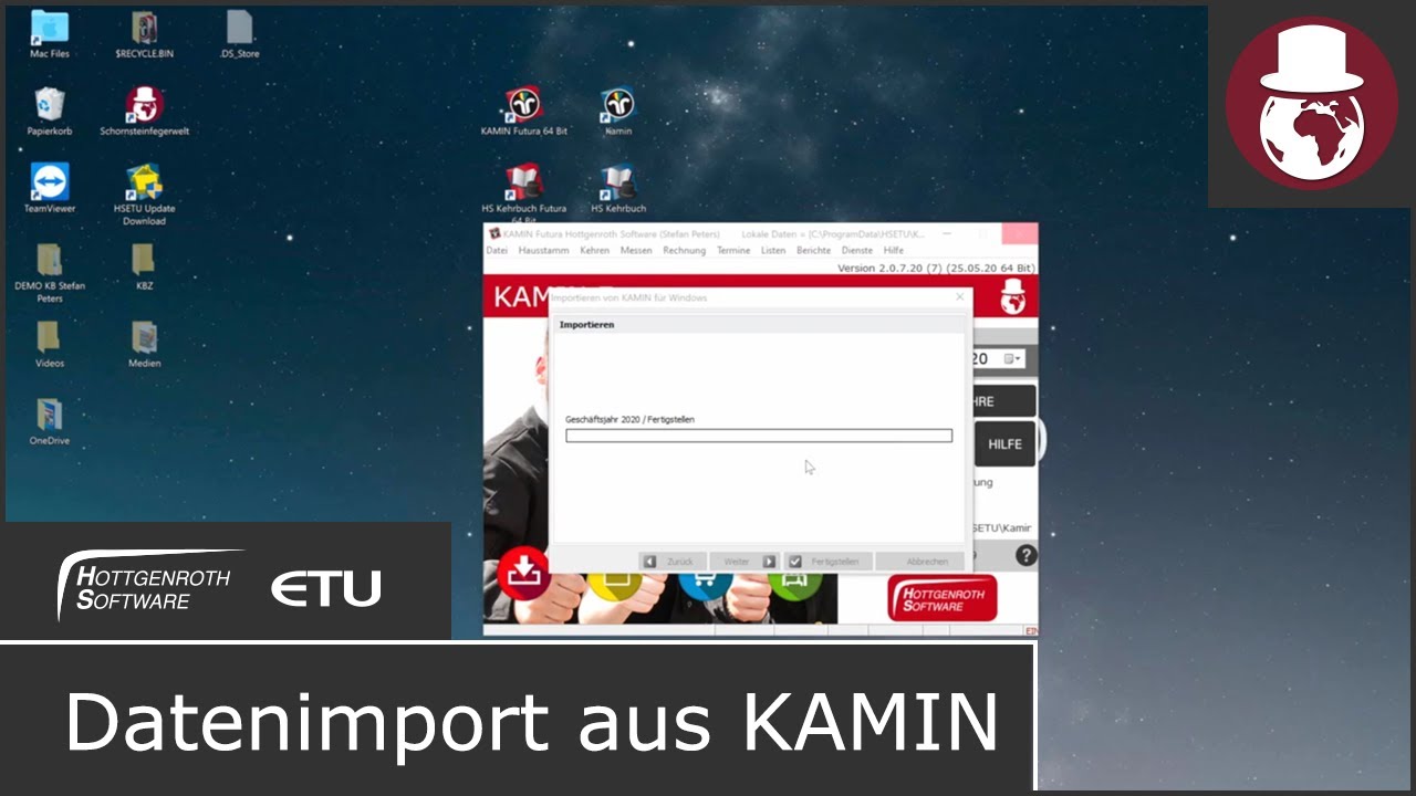 Datenimport aus KAMIN - KAMIN Futura