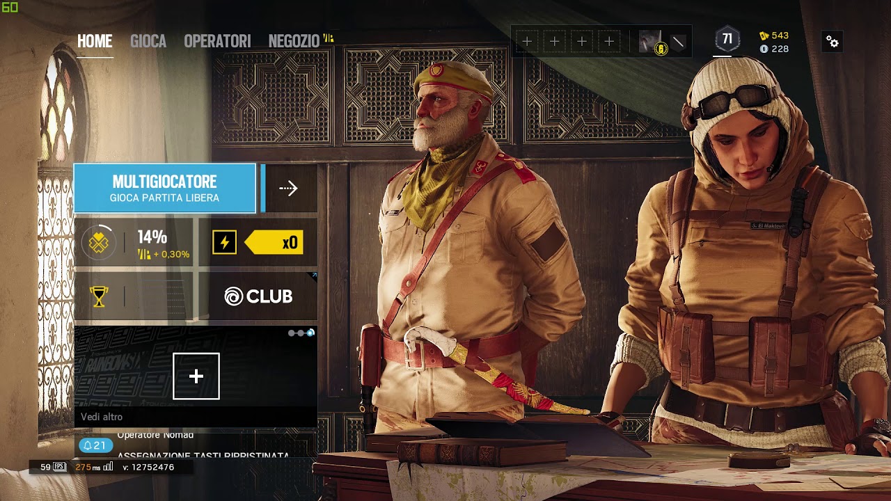 [Rainbow Six Siege] Operation Wind Bastion - Menu Screen