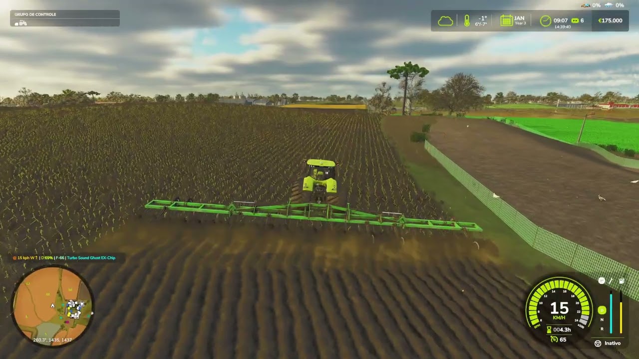 FS 25 TURVO MAP, GRADEANDO A TERRA.