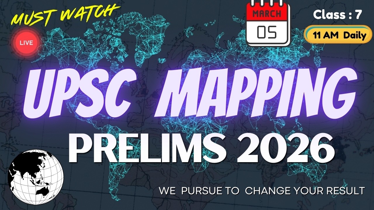Ace Prelims Mapping Questions  by Neetu Singh | Learning the Ropes | Session 7 #asia