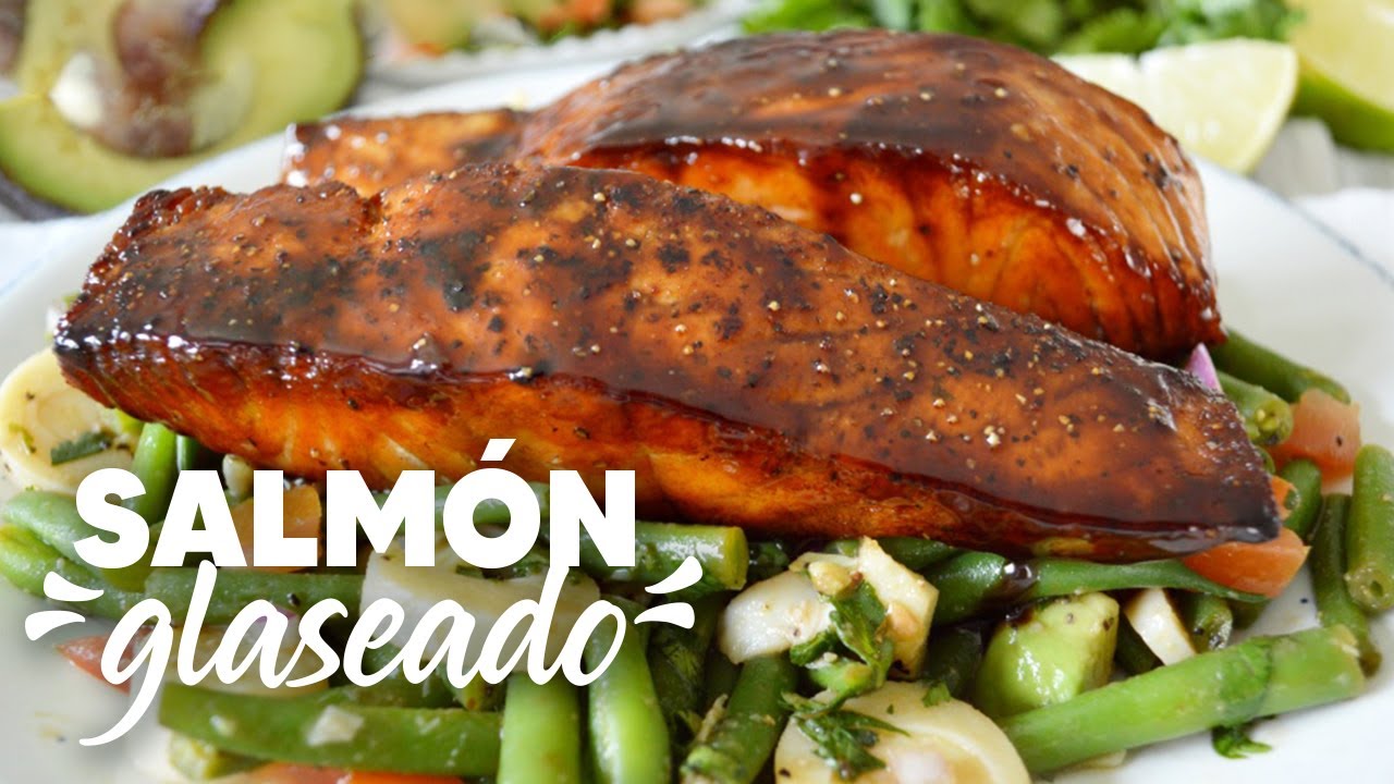 EL SALMÓN MÁS FÁCIL QUE VAS A PREPARAR (salsa con 2 ingredientes)