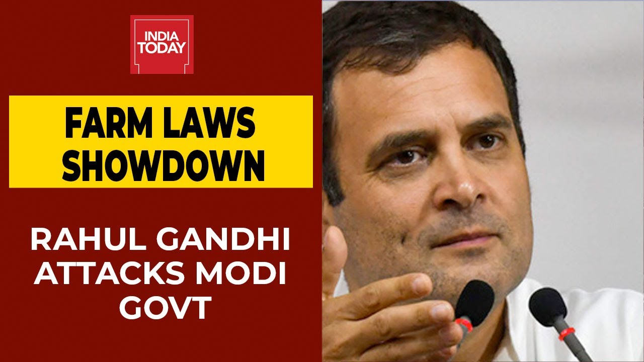 Congress Leader Rahul Gandhi Launches Scathing Attack At Modi Govt | Farm Laws Showdown