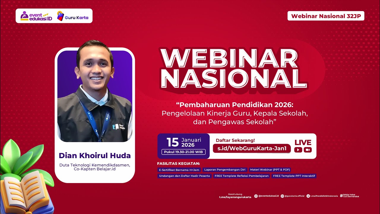 H2: Webinar Pembaharuan Pendidikan - Pengelolaan Kinerja Guru, Kepala Sekolah, dan Pengawas Sekolah