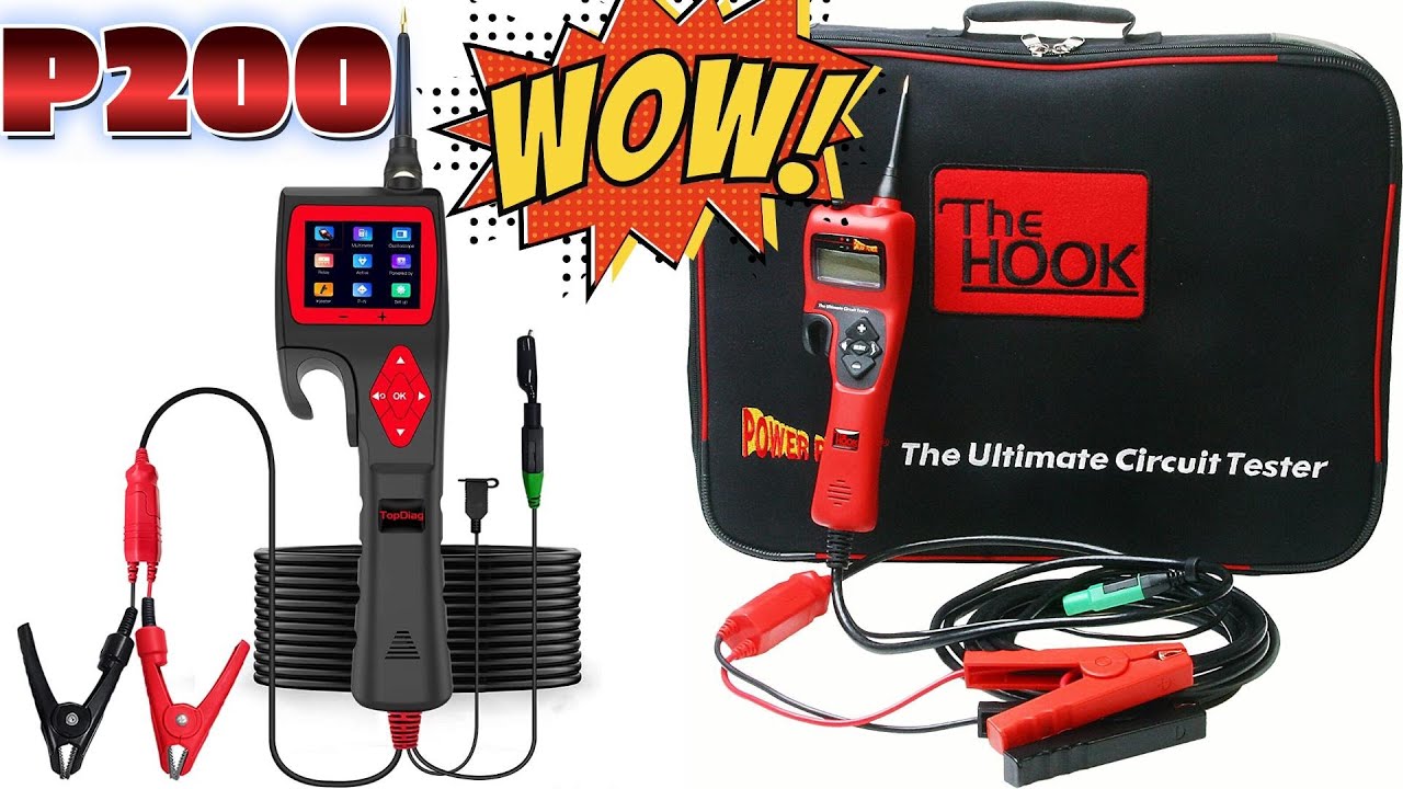 TOPDIAG P200 Automotive Circuit Tester  VS Power Probe THE HOOK ‼ 100% Recomendado TALLER MECÁNICO 💥