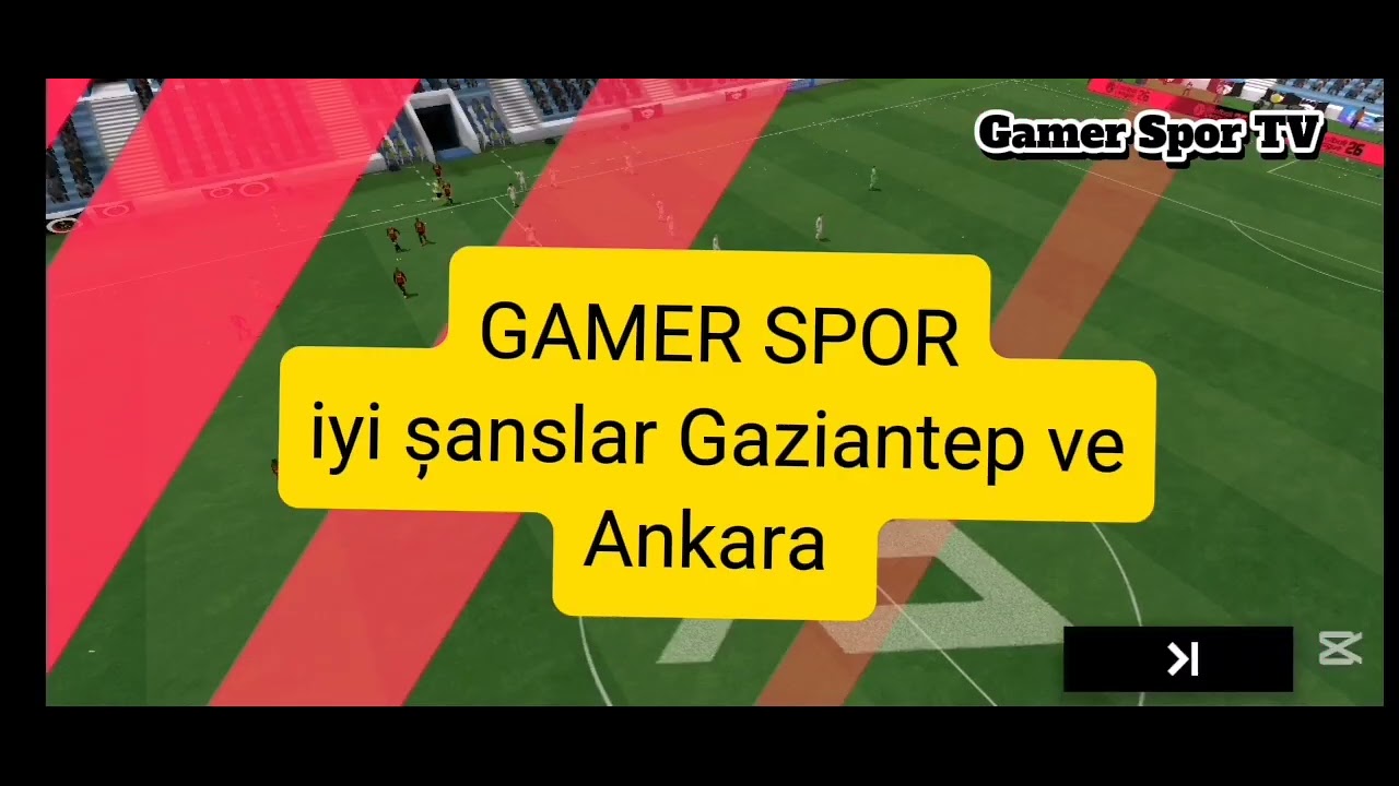 Gamer Spor TV Gaziantep Ankara Macı 
