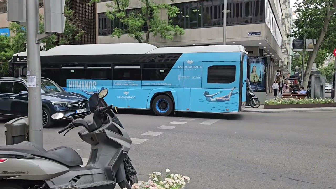 Emt Madrid zona Núñez de Balboa Junio 2025