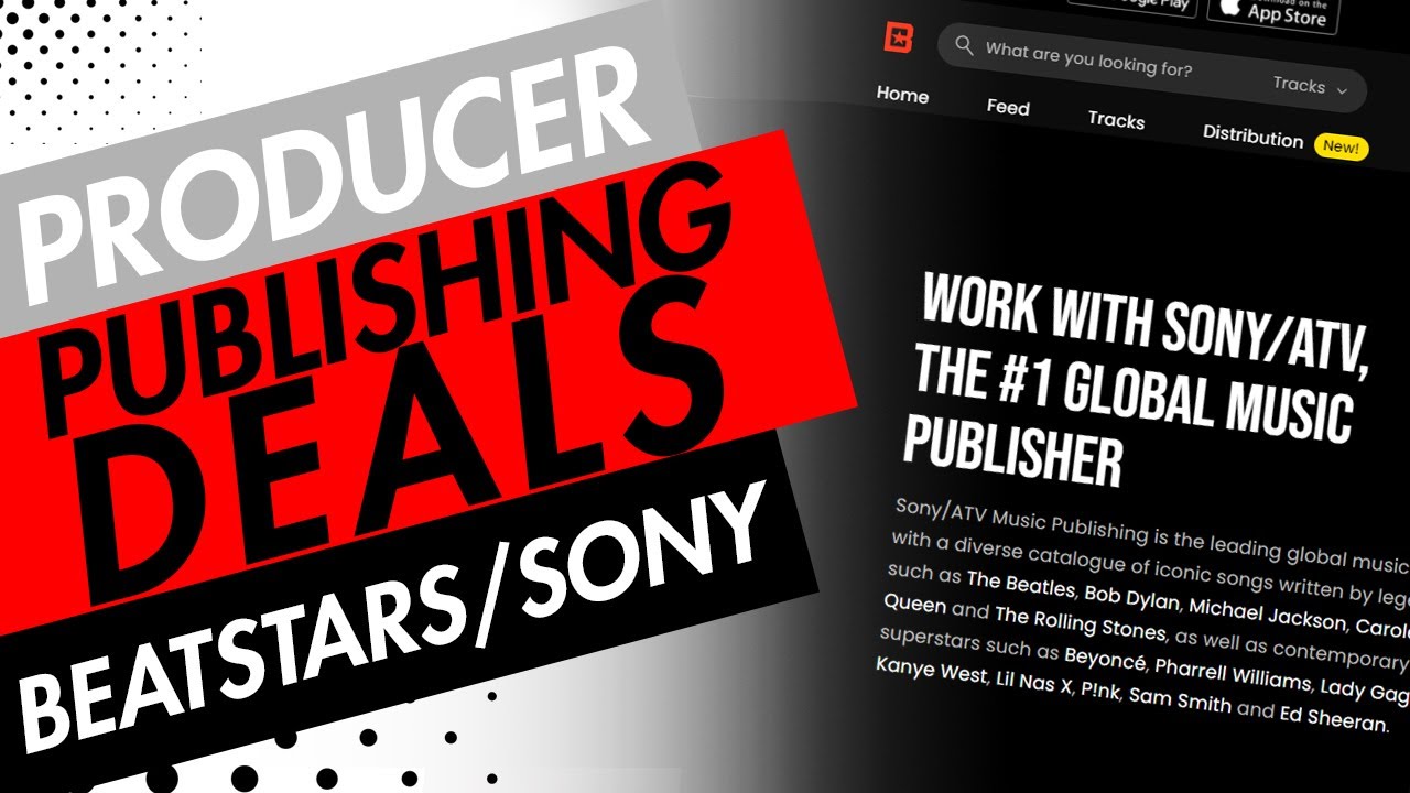 Publishing Deals for Producers: Beatstars Publishing/Sony ATV