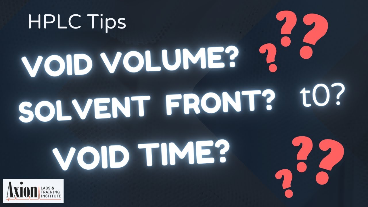 What is void volume, void time, t0 and solvent front?