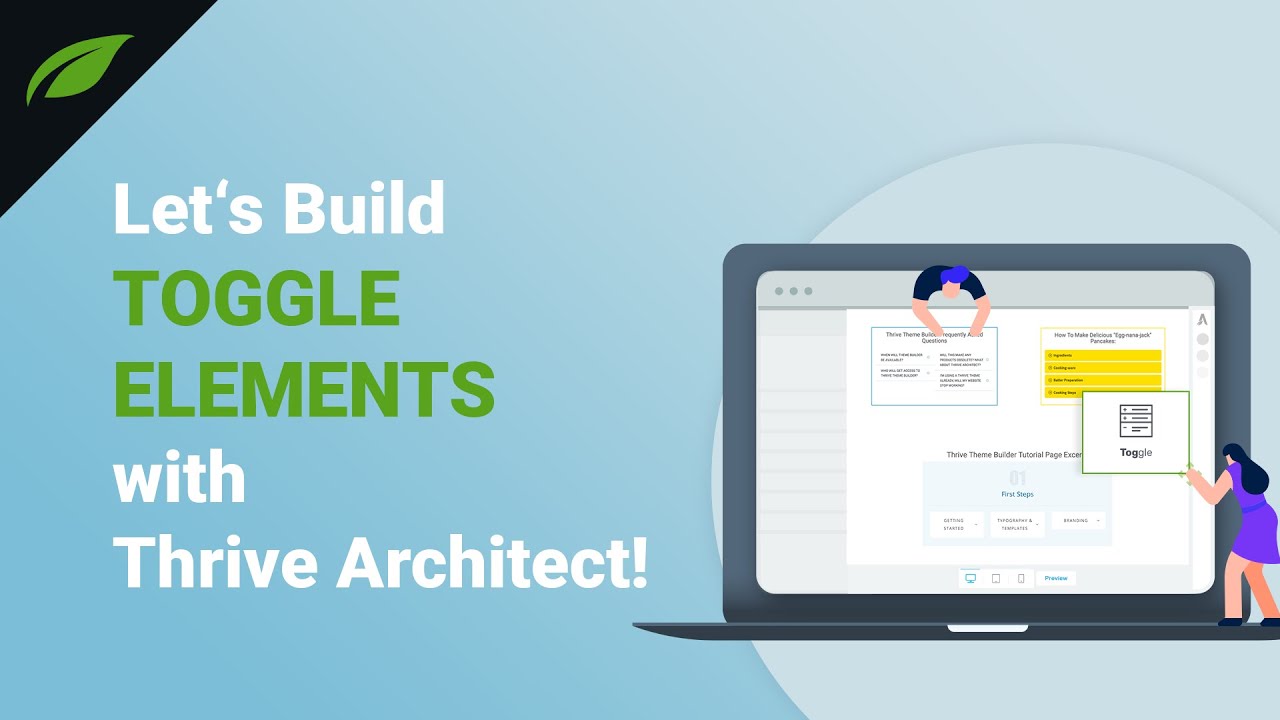 Let's Build Toggle Elements with Thrive Architect