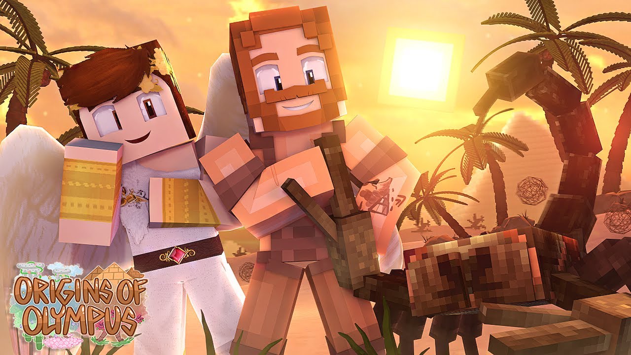 Minecraft Origins of Olympus - THE SCORPIONS KING! #17 (Minecraft Percy Jackson Roleplay)