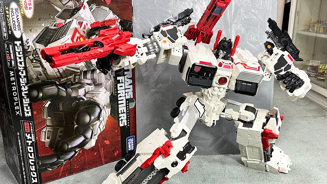 BEST Titan EVER !!! Transformers Generations TG-23 Metroplex Takara Tomy Version Chefatron Review