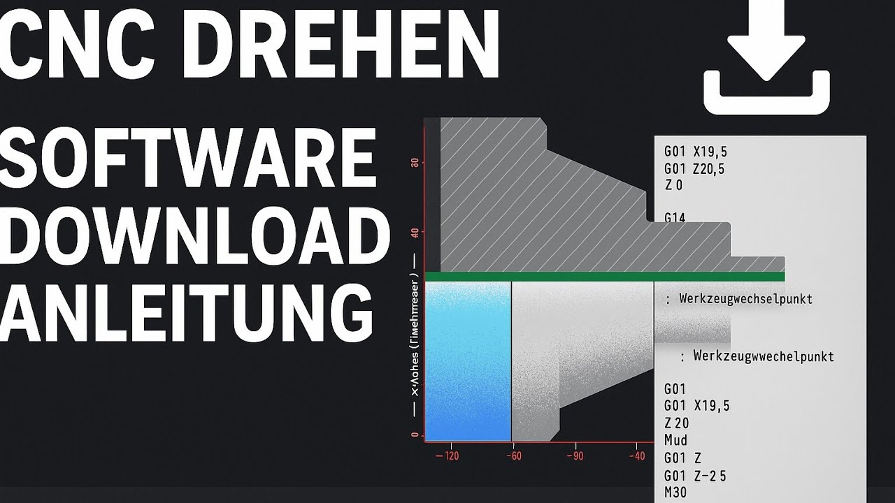 Lehrgang CNC Drehen 00 - Kostenlose Software Download + Installation Anleitung