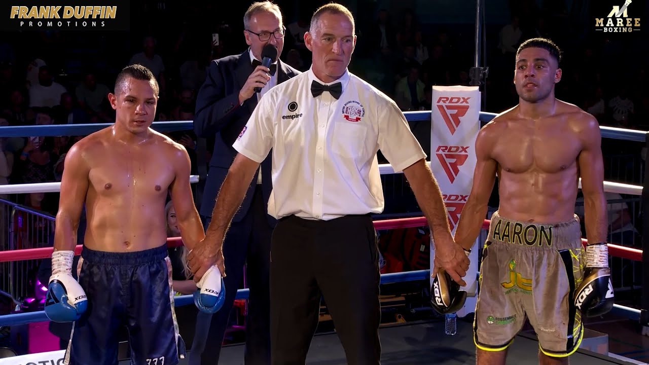 Aaron Hayden vs Brayan Mairena on Maree Boxing show at Oldham leisure Centre 1 June 2024