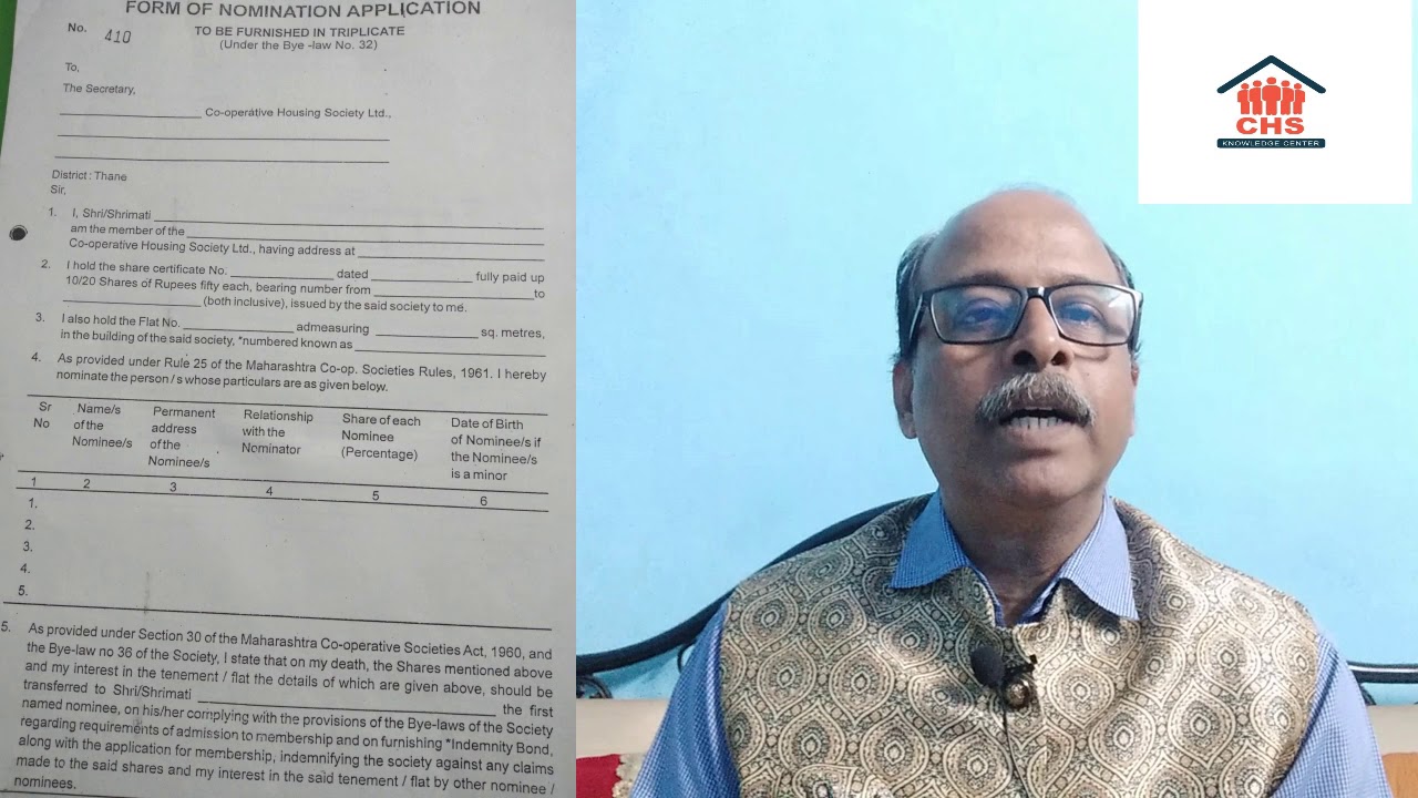 How to fill up Nomination Form