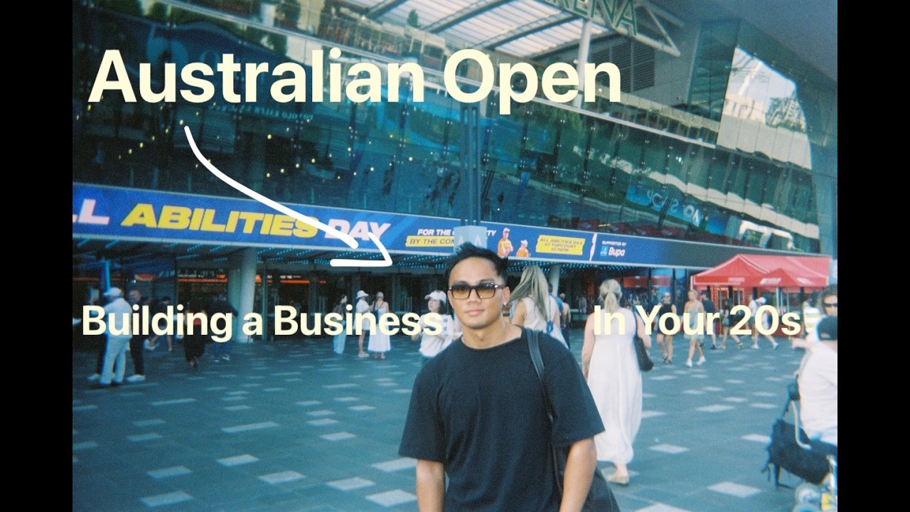 Building a Business in Your 20s at the Australian Open
