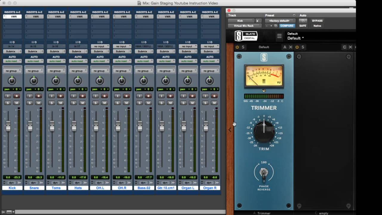 Gain structure tutorial