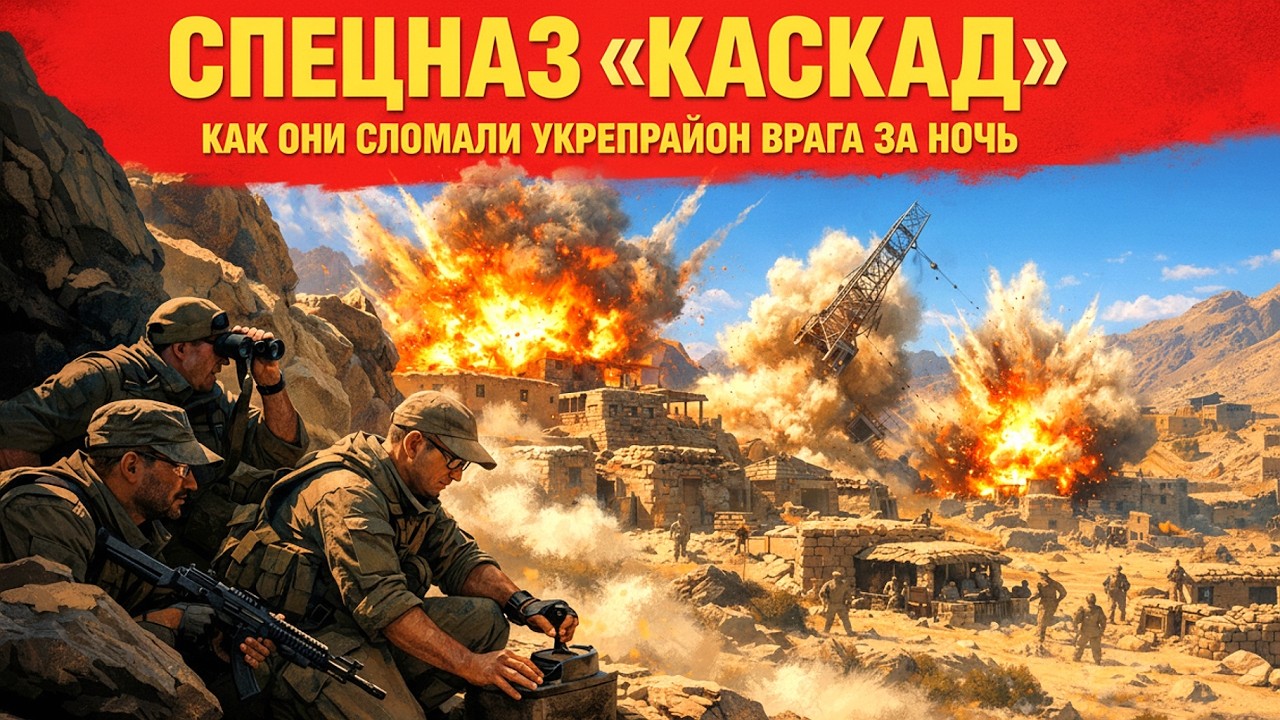 СЕКРЕТНАЯ ОПЕРАЦИЯ ГРУППЫ «КАСКАД»: КАК ОНИ УНИЧТОЖИЛИ ЦЕЛЫЙ УКРЕПЛЁННЫЙ РАЙОН ЗА ОДНУ НОЧЬ