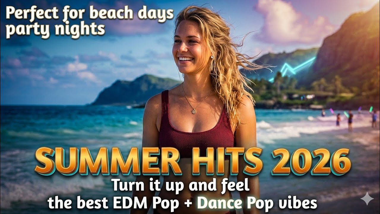 Summer EDM Pop Playlist 2026 🌴 | Best Dance Pop Hits (6 Songs)