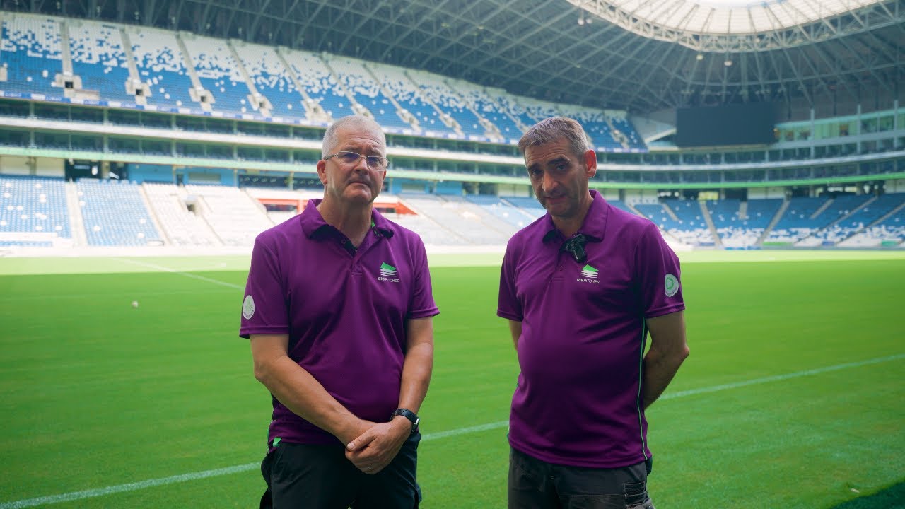 SIS Pitches Prepares Estadio BBVA Spotlight Falls On Mexico
