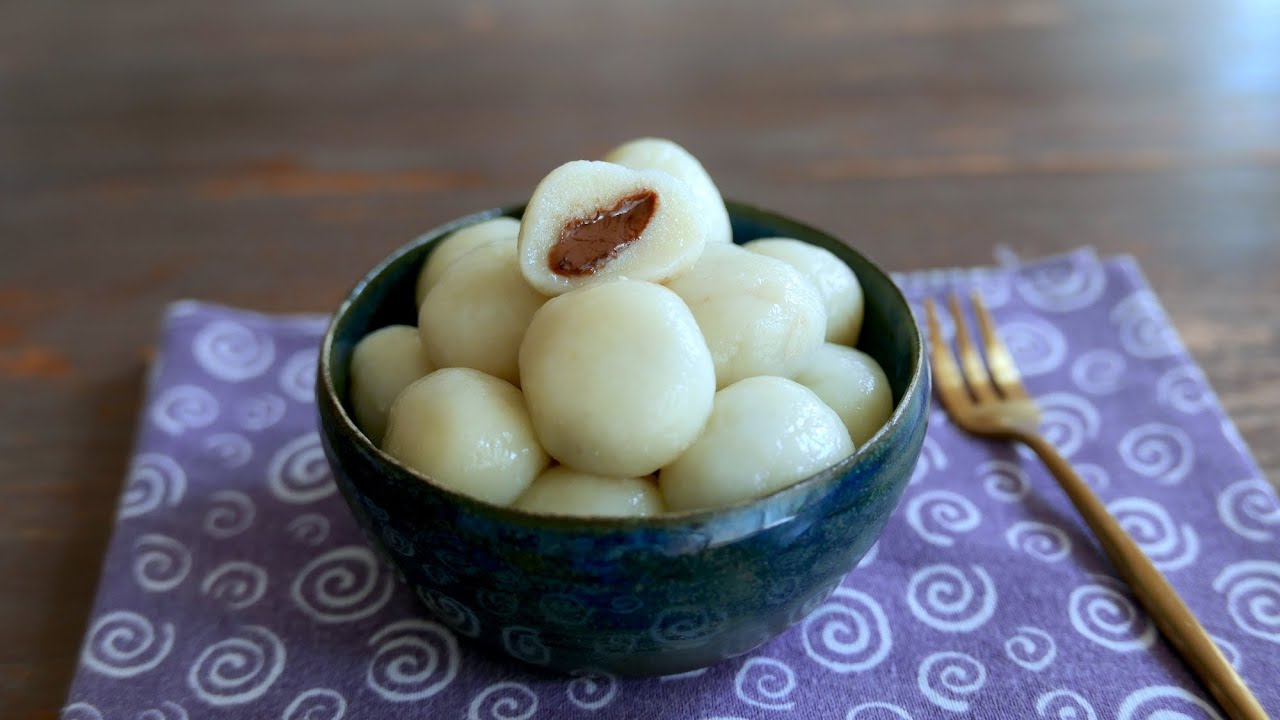 Nutella Dango Mochi | Japanese Recipe | wa's Kitchen