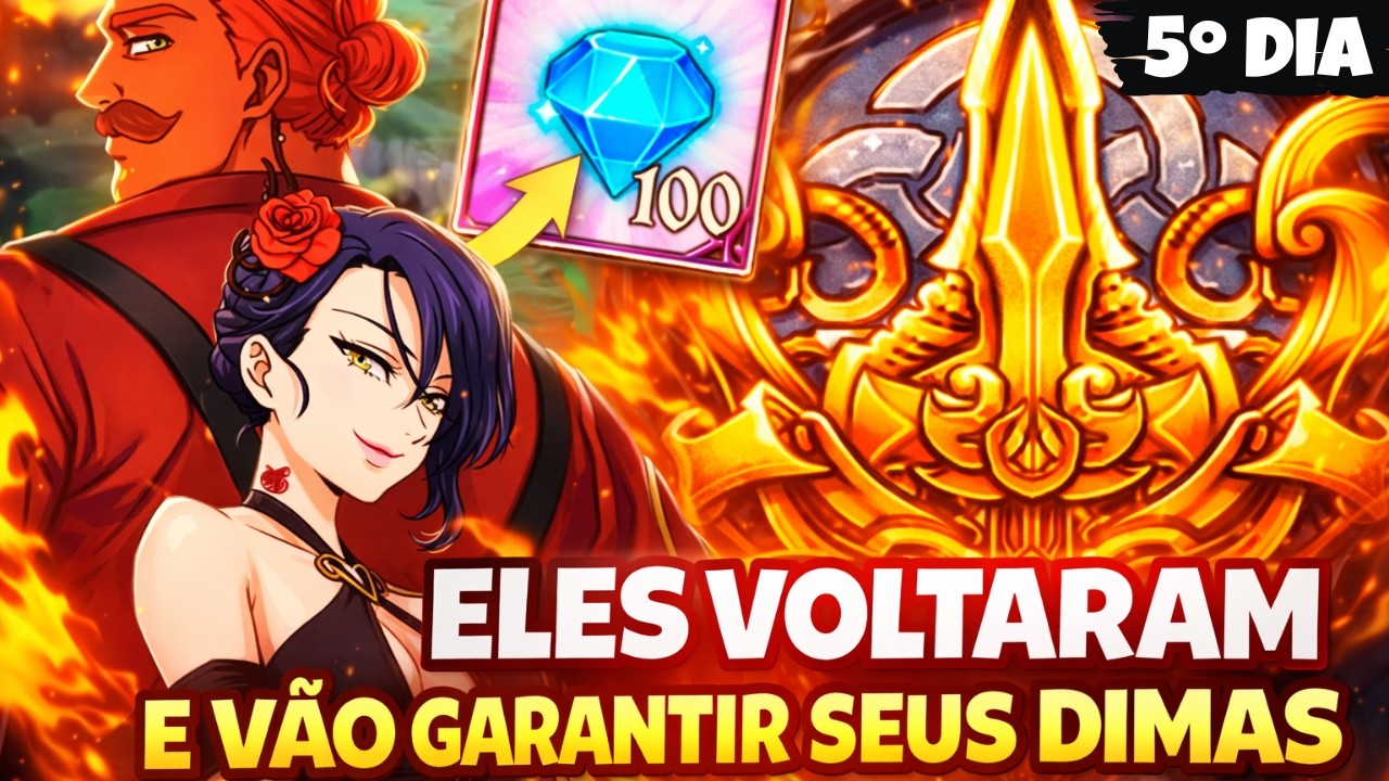ESCANOR VOLTOU! E ESTA DOMINANDO O 5º DIA DO PVP DO CAOS | 7DS | The Seven Deadly Sins Grand Cross