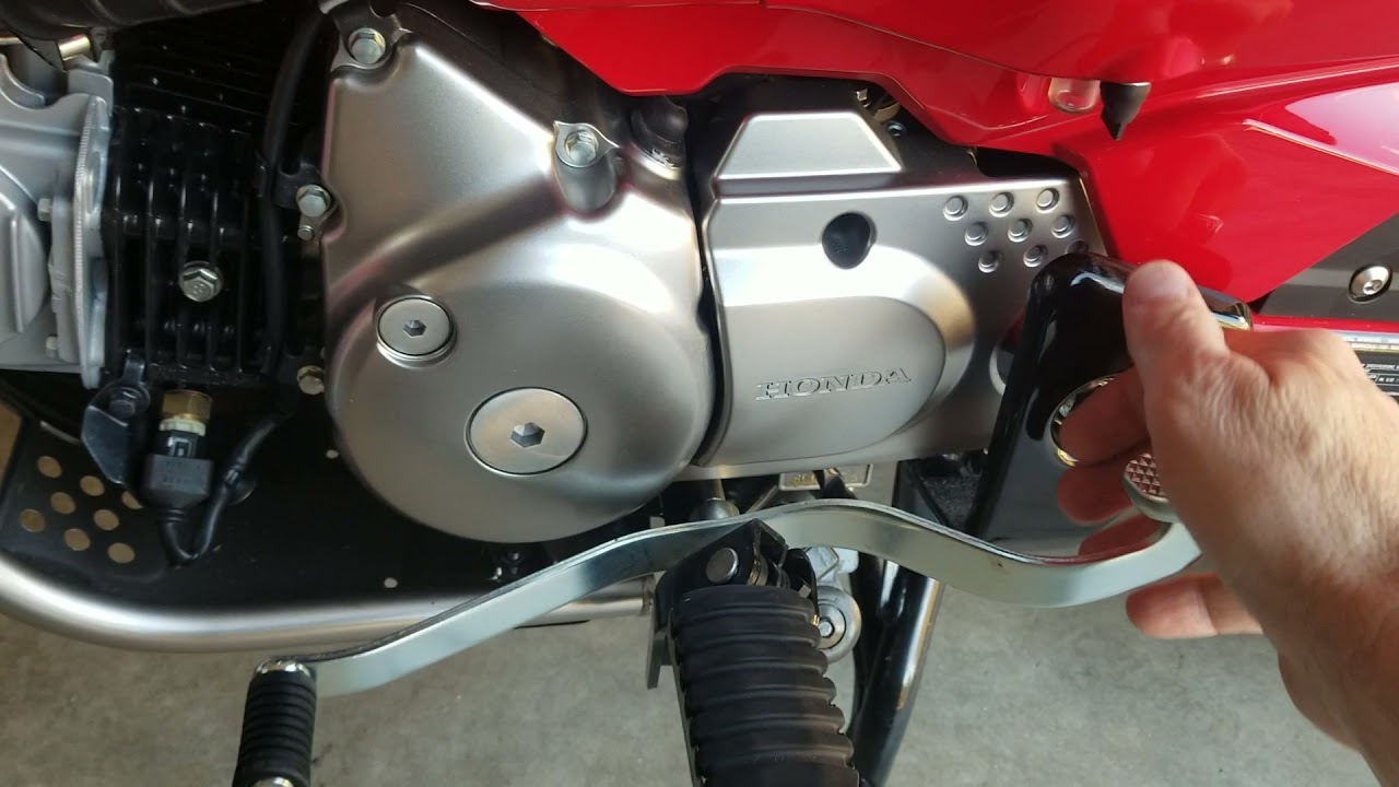 2021 Trail 125 Shifting a Semi Automatic bike.