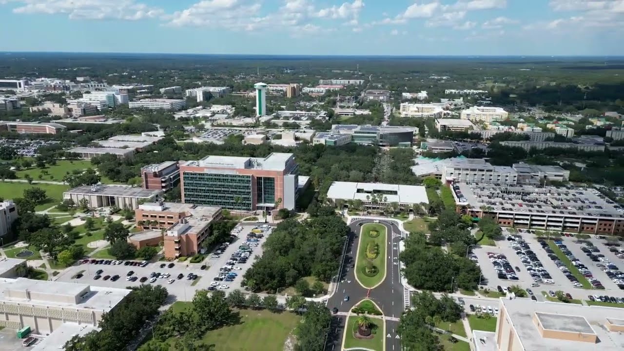 University of South Florida, Tampa Aerial Tour   HD